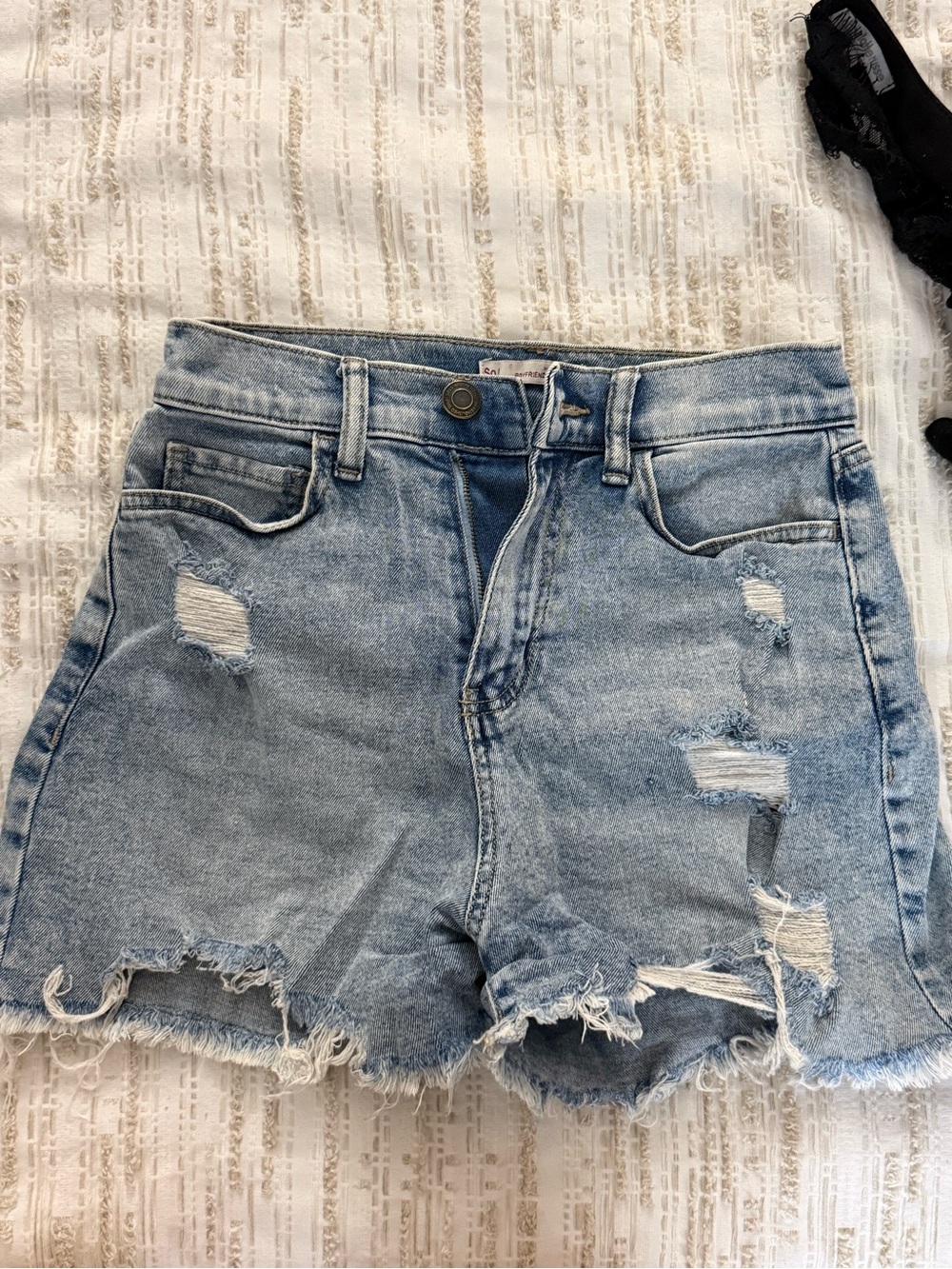 Denim Shorts - Light Blue